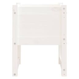 Berkfield Home Planter White 40x40x52.5 cm Solid Wood Pine - thumbnail 4