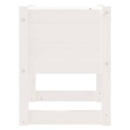 Berkfield Home Planter White 40x40x52.5 cm Solid Wood Pine - thumbnail 5