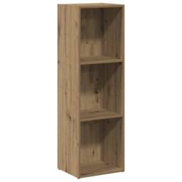 Berkfield Home Elegant Book Cabinet Artisan Oak 36x30x114 cm Engineered Wood in Brown - Size: 36 x 30 x 114 cm - thumbnail 3
