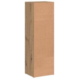 Berkfield Home Elegant Book Cabinet Artisan Oak 36x30x114 cm Engineered Wood in Brown - Size: 36 x 30 x 114 cm - thumbnail 7
