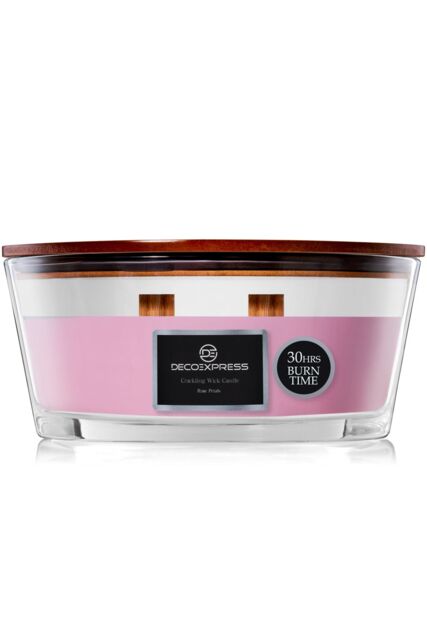 Deco Express Woodwick Candles - Rose Petals in Pink - image 1