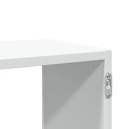 Berkfield Home Wall Shelf White 100x25x50 cm Engineered Wood - Size: 100 x 25 x 50 cm - thumbnail 9