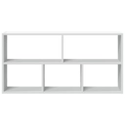 Berkfield Home Wall Shelf White 100x25x50 cm Engineered Wood - Size: 100 x 25 x 50 cm - thumbnail 4