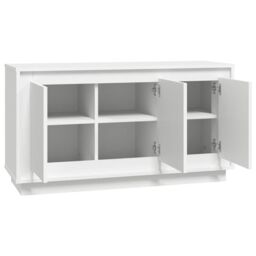 Berkfield Home Sideboard White 102x35x55 cm Engineered Wood - Size: 102 x 35 x 55 cm - thumbnail 6