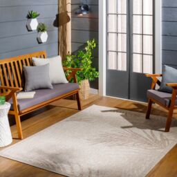 Livabliss Tuareg-Coastal Beige Ivory Tropical Ivory In- & Outdoor Jute-Look Rug in Light Beige - Size: 160 cm x 215 cm - thumbnail 7