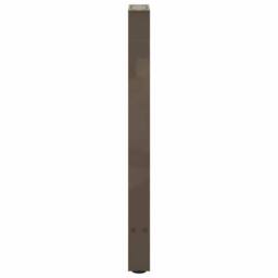 Berkfield Home Coffee Table Legs Natural Steel 2 pcs 38x(72-73) cm Steel in Grey - thumbnail 6