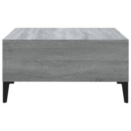 Berkfield Home Coffee Table Grey Sonoma 60x60x30 cm Engineered Wood - Size: 60 x 60 x 30 cm - thumbnail 4