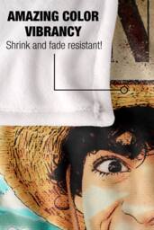 Netflix One Piece Wanted Dead Or Alive Scribbled Throw Blanket 152 X 127 Cm - thumbnail 4