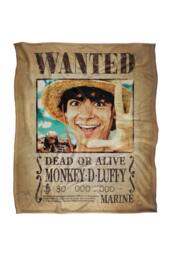 Netflix One Piece Wanted Dead Or Alive Scribbled Throw Blanket 152 X 127 Cm - thumbnail 1