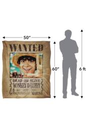 Netflix One Piece Wanted Dead Or Alive Scribbled Throw Blanket 152 X 127 Cm - thumbnail 5