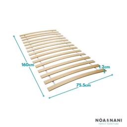 Nöa and Nani Wooden Slats for Shorty Bedframe in Natural - thumbnail 3