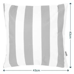 icon 4 Pack Cusion 43x43cm Deck Stripe Orange, Double Sided in Orange - Size: 43x43 cm - thumbnail 4