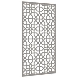 Berkfield Home Garden Wall Decoration 105x55 cm Corten Steel Moorish Design in Brown - thumbnail 3