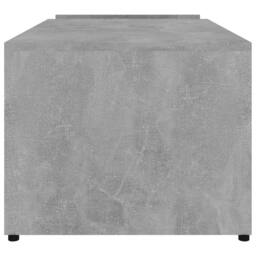 Berkfield Home Chic Coffee Table Concrete Grey 90x45x35 cm Engineered Wood - Size: 90 x 45 x 35 cm - thumbnail 5