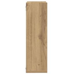 Berkfield Home Wall Cube Shelves 2 pcs Artisan Oak 50x15x50 cm Engineered Wood in Brown - Size: 50 x 15 x 50 cm - thumbnail 6