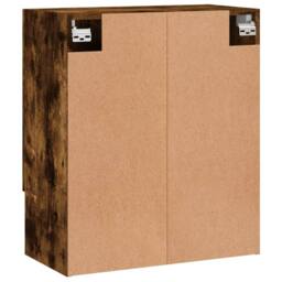 Berkfield Home Wall Cabinet Smoked Oak 60x31x70 cm Engineered Wood in Brown - Size: 60 x 31 x 70 cm - thumbnail 8