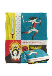 Warner Bros. Wonder Woman Icons Silky Touch Super Soft Throw Blanket 152 X 127 cm in White - thumbnail 2