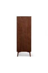 Teamson Home Tremolo Chest of Drawers 5 Drawer Bedroom Dresser in Walnut - thumbnail 7