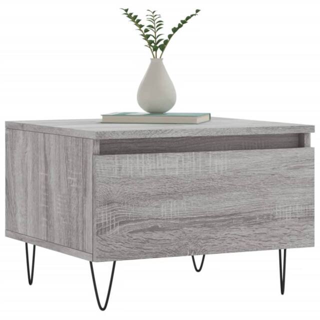Berkfield Home Modern Coffee Tables 2 pcs Grey Sonoma 50x46x35 cm Engineered Wood - Size: 50 x 46 x 35 cm - image 1