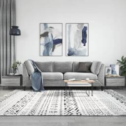Berkfield Home Modern Coffee Tables 2 pcs Grey Sonoma 50x46x35 cm Engineered Wood - Size: 50 x 46 x 35 cm - thumbnail 2