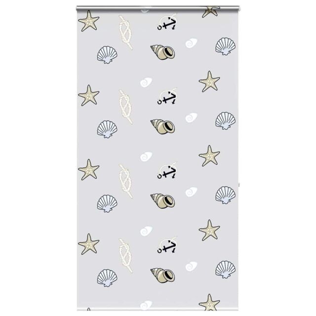 Berkfield Home Shower Roller Blind with Cassette 120x240 cm Fabric Width 116 cm in Black - image 1