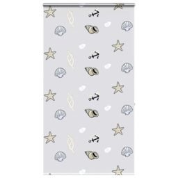 Berkfield Home Shower Roller Blind with Cassette 120x240 cm Fabric Width 116 cm in Black