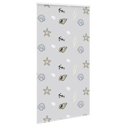 Berkfield Home Shower Roller Blind with Cassette 120x240 cm Fabric Width 116 cm in Black - thumbnail 4