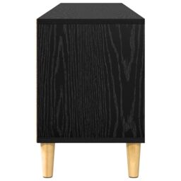 Berkfield Home TV Cabinet Black oak 150 x 30 x 45 cm Engineered wood - thumbnail 7