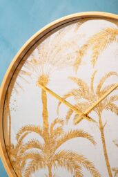 Orsina Celina Botanical Wall Clock in Gold - thumbnail 2