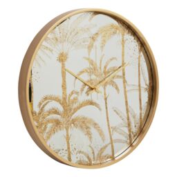 Orsina Celina Botanical Wall Clock in Gold - thumbnail 4