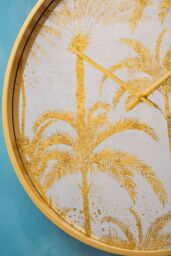 Orsina Celina Botanical Wall Clock in Gold - thumbnail 3
