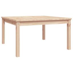 Berkfield Home Garden Table 82.5x82.5x45 cm Solid Wood Pine in Light Brown - thumbnail 3