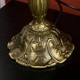 Wyld Haus Capitti Multicoloured Stained Glass Table Lamp Zinc Alloy Base - thumbnail 9