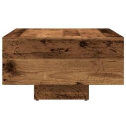Berkfield Home Coffee Table Old Wood 85x55x31 cm Engineered Wood in Brown - Size: 85 x 55 x 31 cm - thumbnail 5