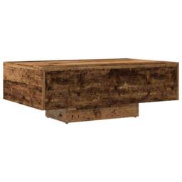 Berkfield Home Coffee Table Old Wood 85x55x31 cm Engineered Wood in Brown - Size: 85 x 55 x 31 cm - thumbnail 6