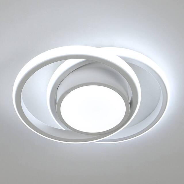 Pheashine Modern LED Ceiling Light 32W, White, 6500K, 27cm, Living Room, Bedroom in White - image 1