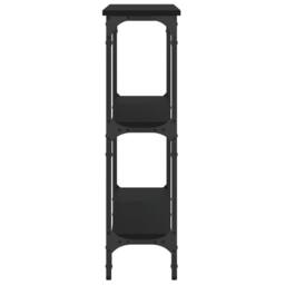Berkfield Home Console Table Black 100x22.5x75 cm Engineered Wood - thumbnail 5