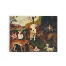 "Artery8 Edward Hicks Peaceable Kingdom Canvas Wall Art Print - Size: W18"" x H24""" - thumbnail 1