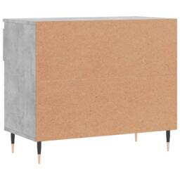 Berkfield Home Shoe Cabinet Concrete Grey 70x36x60 cm Engineered Wood - Size: 70 x 36 x 60 cm - thumbnail 8