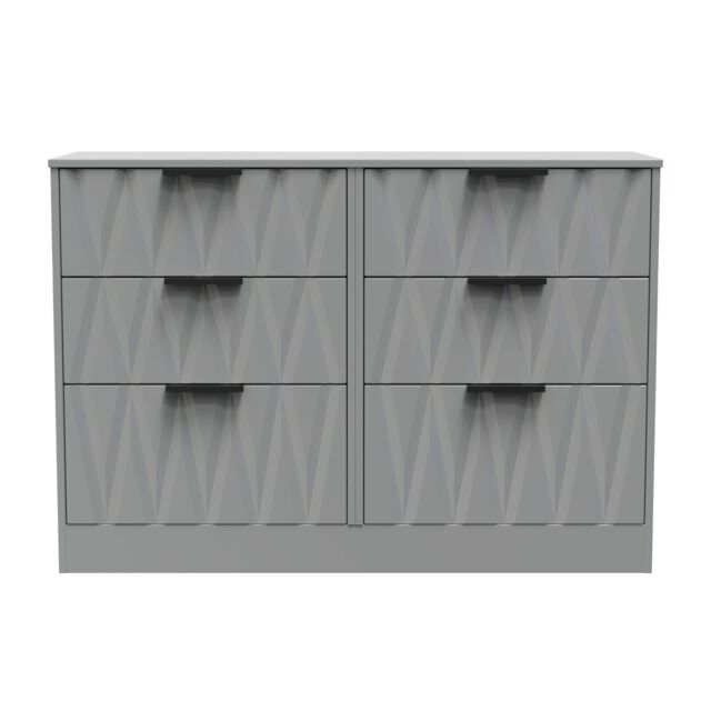 Ready Assembled 2 U Washington 6 Drawer Wide Chest (Ready Assembled) in Grey - image 1