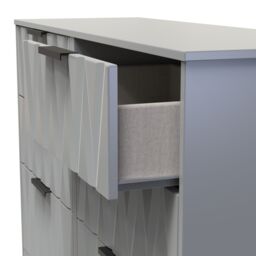 Ready Assembled 2 U Washington 6 Drawer Wide Chest (Ready Assembled) in Grey - thumbnail 5