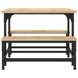 Berkfield Home Coffee Table Sonoma Oak 100x50.5x40 cm Engineered Wood in Brown - thumbnail 5