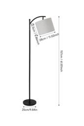 Garden Sanctuary Floor Lamp with Foot Switch in Black - thumbnail 5