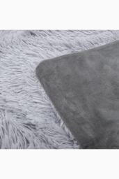 H&O Direct Grey Soft Plush Flannel Blanket, 130*160cm - Size: 130 cm x 160 cm - thumbnail 4