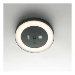 Netlighting ZOOM LED Flush Ceiling Light Anthracite IP54 1800lm 4000K 30x5.5cm in Black - Size: 30x5.5 cm - thumbnail 3