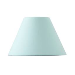 Happy Homewares 10 Inch Duck Egg Cotton Coolie Lampshade for Table Lamp or Pendant in Duck Egg Blue - Size: 10 inches - thumbnail 4