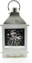 Shatchi Let It Snow White Christmas Lantern Wooden Warm LED Light Nativity Indoor Decorations - thumbnail 5