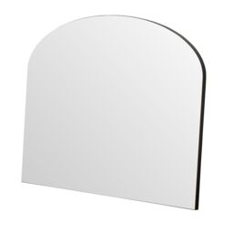 Yearn Mirrors Minimal Plain Mantle Mirror Black 91(w) x 69cm(h) - thumbnail 2