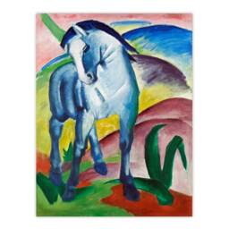 Artery8 Franz Marc Framed Wall Art Print Blue Horse I Expressionist Painting - Size: A4 - thumbnail 3