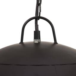 Berkfield Home Industrial Vintage Hanging Lamp 25 W Black Round 41 cm E27 - thumbnail 6
